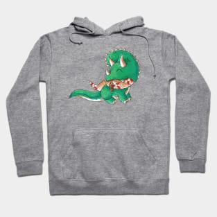 Tree Trimming Triceratops Hoodie